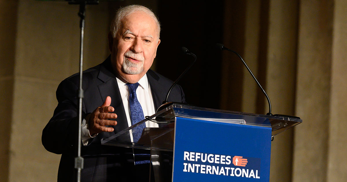 Jorge Sampaio and Vartan Gregorian Honored by Refugees International