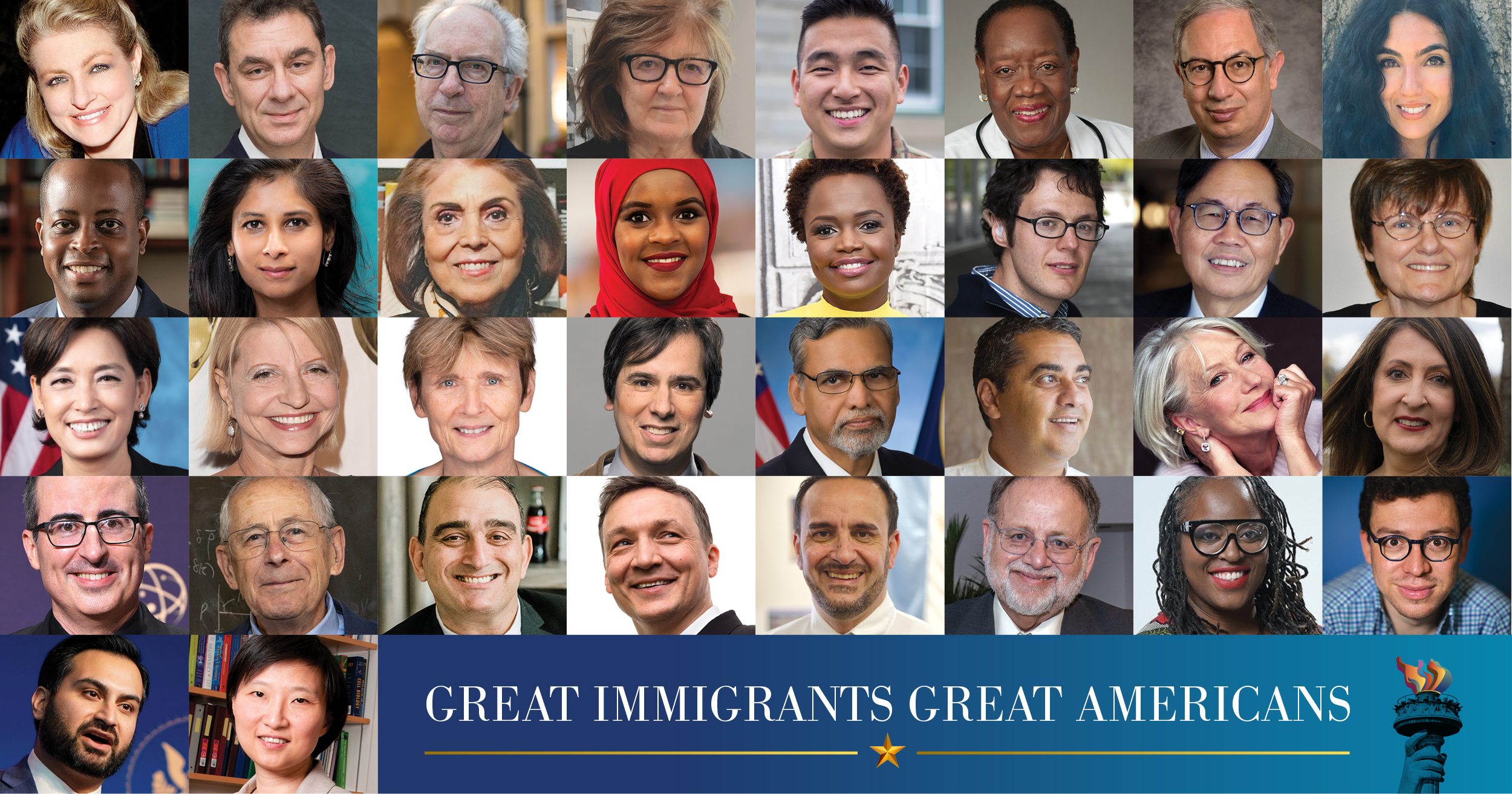 Carnegie Corporation of New York Honors 34 Great Immigrants for Their Contributions to Our Democracy