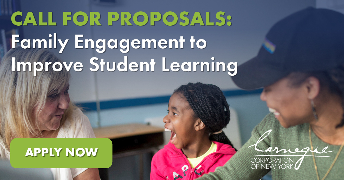 Call for Proposals: Family Engagement to Improve Student Learning