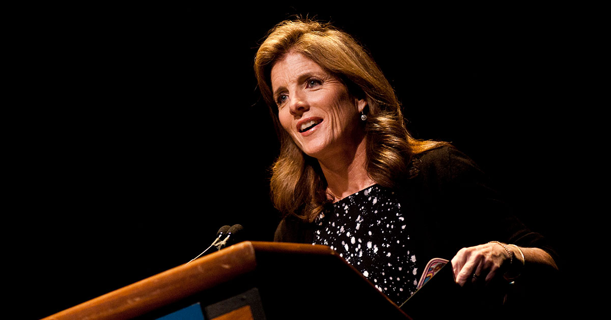 Congratulations to Caroline Kennedy