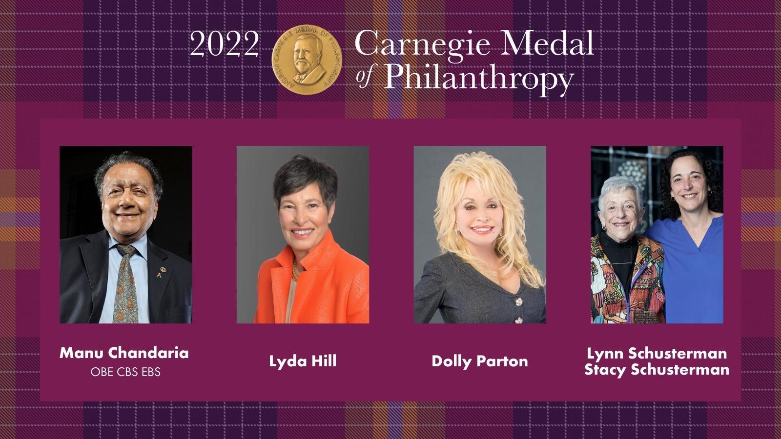Announcing the 2022 Carnegie Medal of Philanthropy Honorees