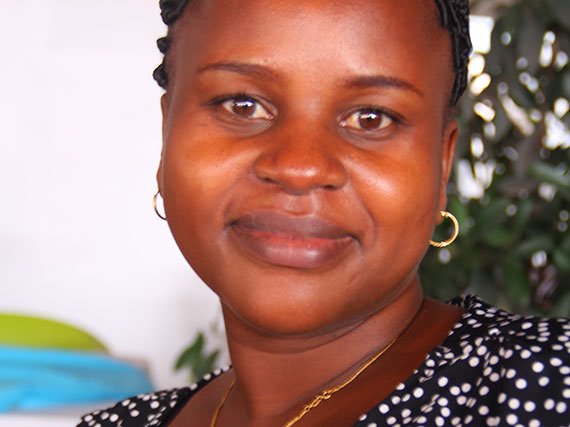 Sophia Derrick and Gema Mwikoko (photo below) have both built careers as independent consultants specializing in gender and development issues. (Photo: Megan Lindow)