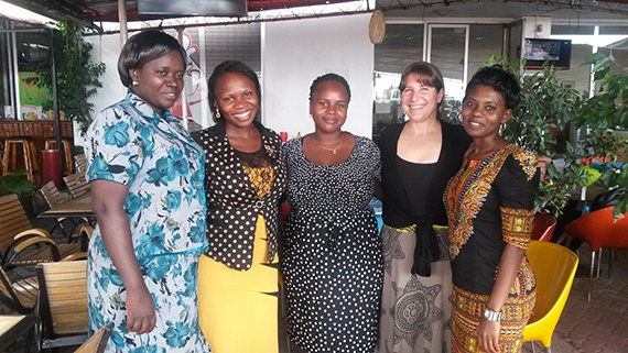 The author with Carnegie Corporation grant recipients