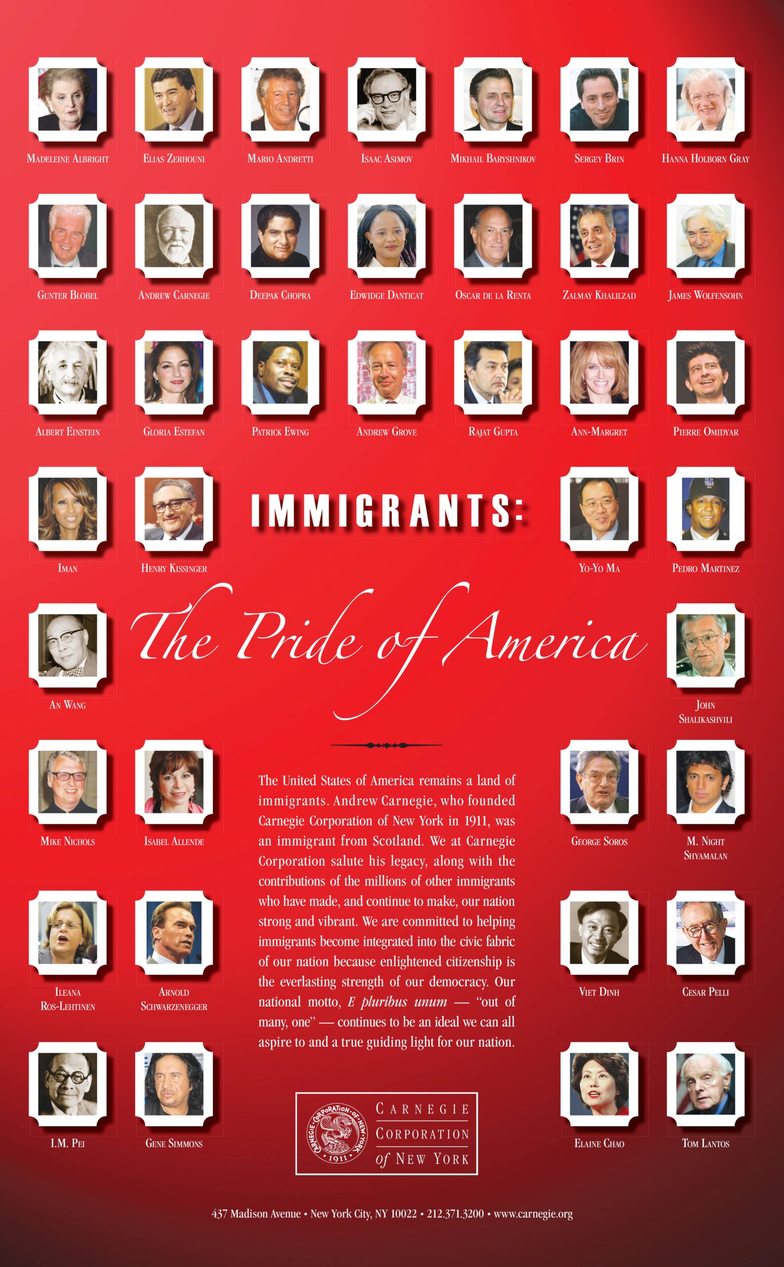 Immigrants: The Pride of America