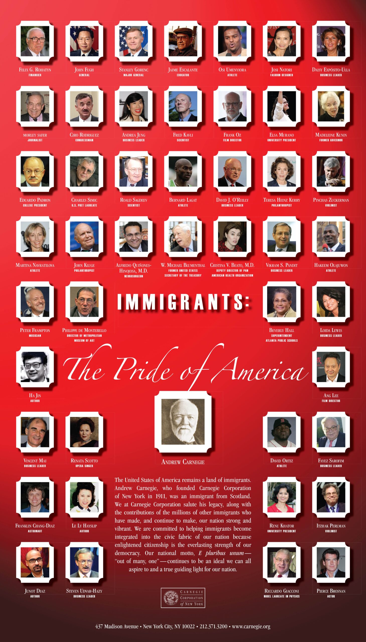 Immigrants: The Pride of America
