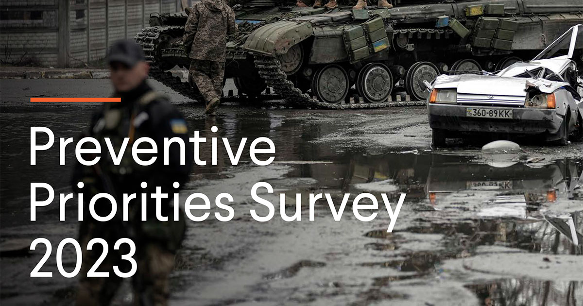 Preventive Priorities Survey 2023