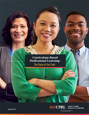 Curriculum-based Professional Learning: The State of the Field