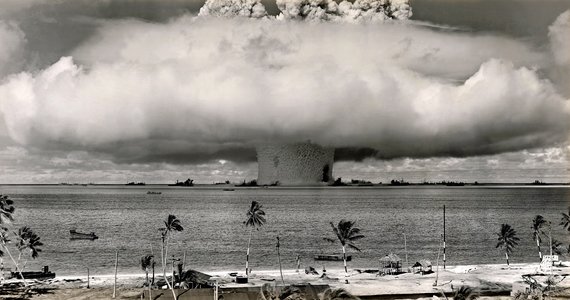 Operation Crossroads was a series of nuclear weapons tests conducted by the U.S. at Bikini Atoll, Marshall Islands, July 25, 1946. (Photo: Galerie Bilderwelt/Getty Images)