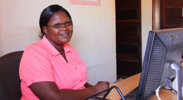 Juliet Akello, a graduate of Makerere University, was the recipient of a scholarship from the Carnegie Corporation of New York. (Photo: Megan Lindow)