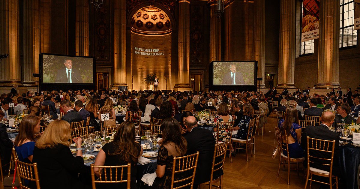 On April 30, 2019, Refugees International hosted its 40th Anniversary Dinner in Washington, D.C., honoring individuals who have demonstrated extraordinary leadership and commitment to humanitarian action. (Photo: Kevin Allen Photography)