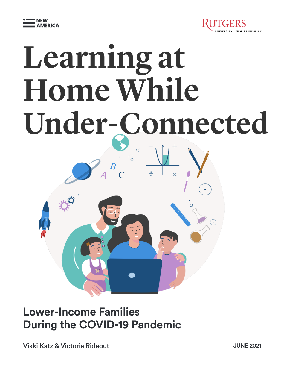 Learning at Home While Under-Connected: Lower-Income Families during the COVID-19 Pandemic