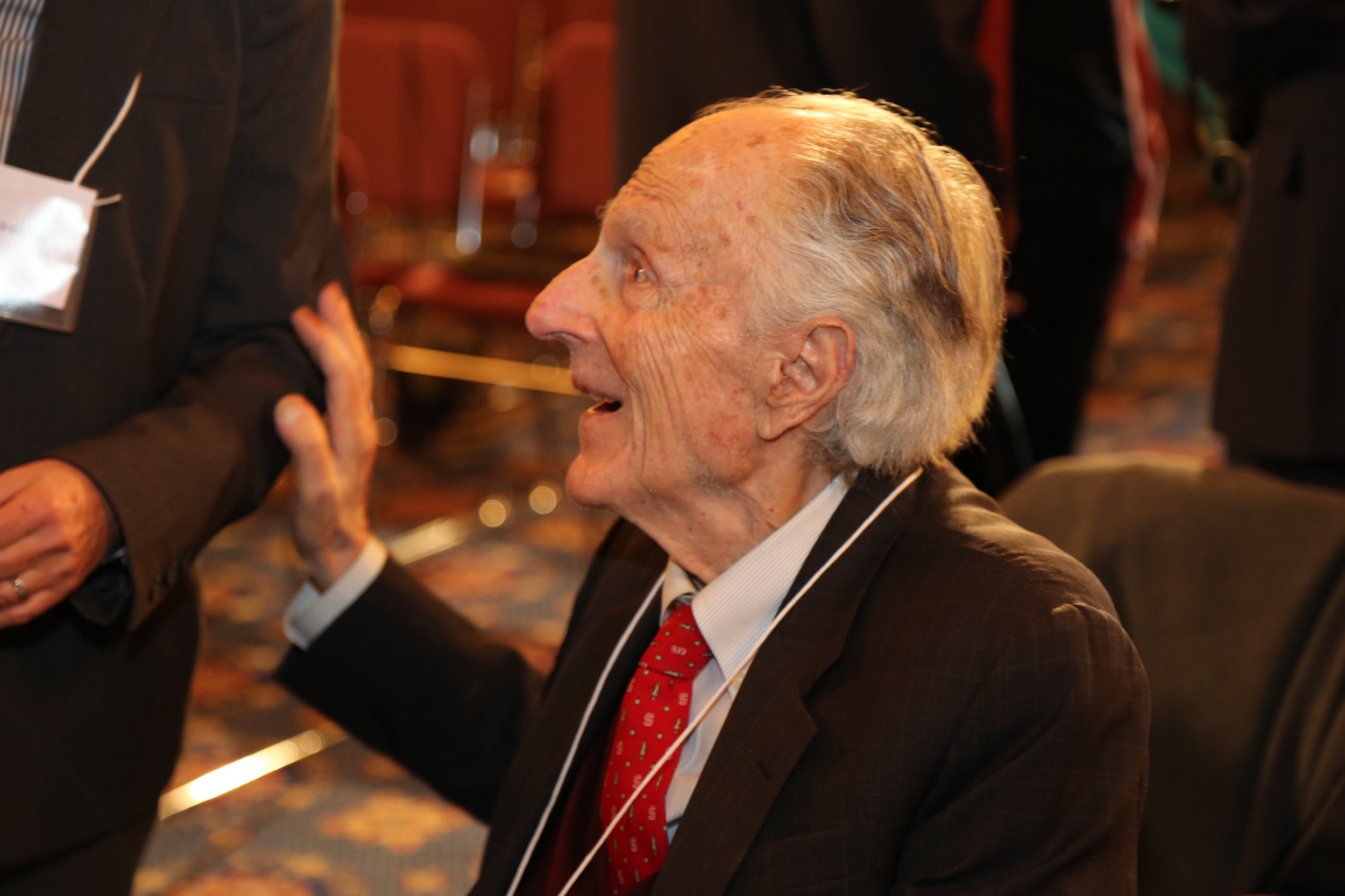 David Hamburg, former president of the Corporation, created the foundation’s nuclear security program in 1983 and helped lay the groundwork for the Nunn-Lugar program. (Photo: Celeste Ford)