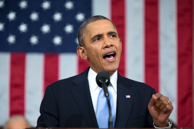 President Barack Obama delivering his State of the Union address on January 28, 2014. Official White House Photo by Pete Souza