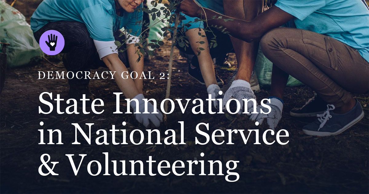 State Innovations in National Service & Volunteering
