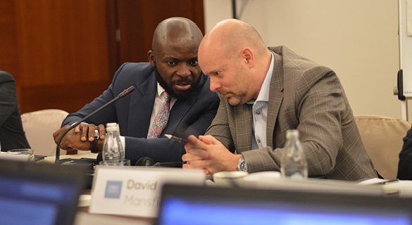 Senyo Agbohlah, project coordinator, United Nations Office on Drugs and Crime, Country Office for Afghanistan; David Mansfield, independent socio-economist, advisor on policy and operational issues with regard to illicit drugs in Afghanistan.