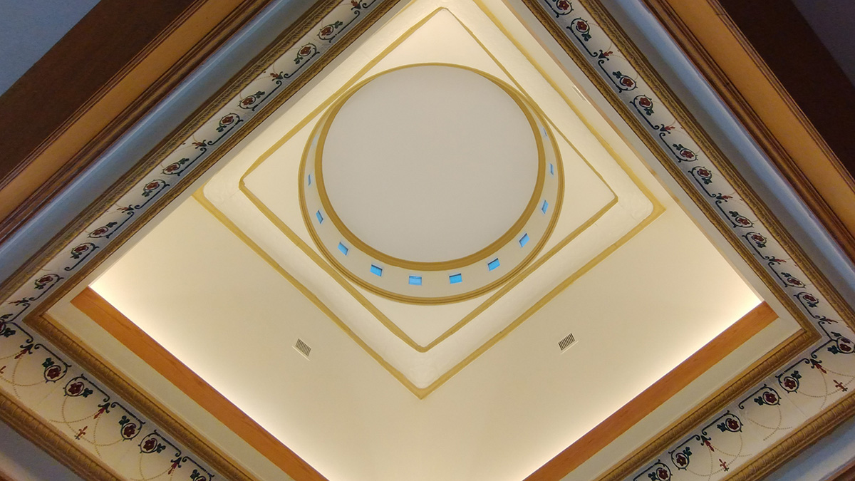 historic dome following its restoration