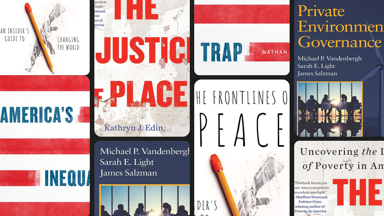 Andrew Carnegie Fellows Bookshelf: From the Frontlines of Peace to America’s Legacy of Poverty