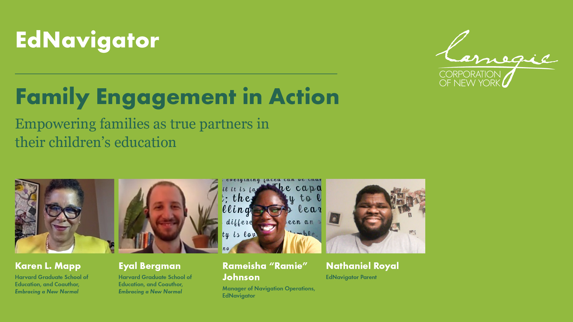 Family Engagement in Action: EdNavigator