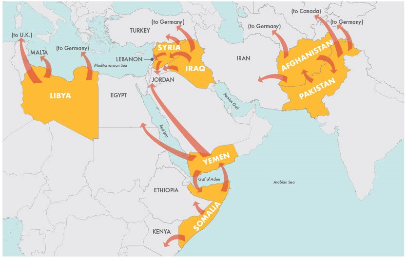 Map Refugees