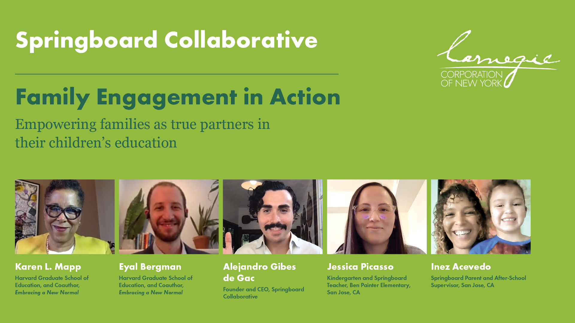 Family Engagement in Action: Springboard Collaborative