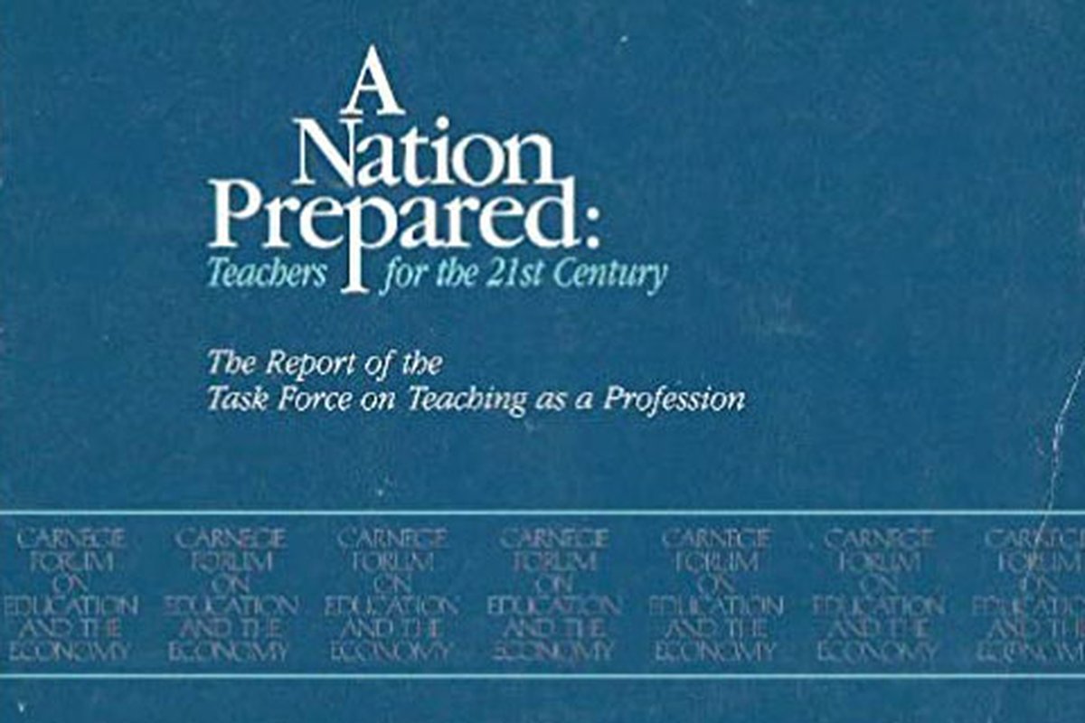 A Nation Prepared presents an integrated plan for restructuring schools and redefining teaching as a career in order to support a vibrant democracy, avert the growth of a permanent underclass, and enable a high-wage economy.