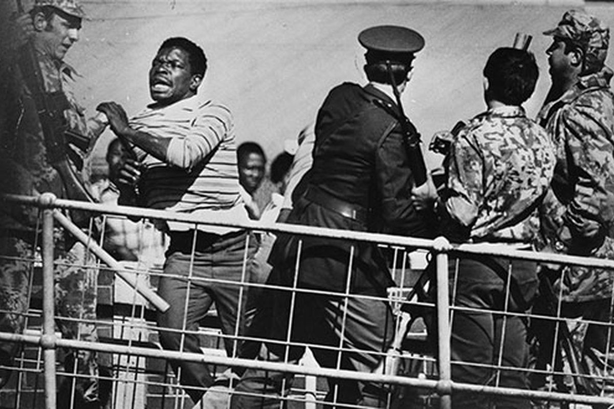 According to the US Department of State, years of violent internal protest, weakening white commitment, international economic and cultural sanctions, economic struggles, and the end of the Cold War brought down white minority rule in South Africa.