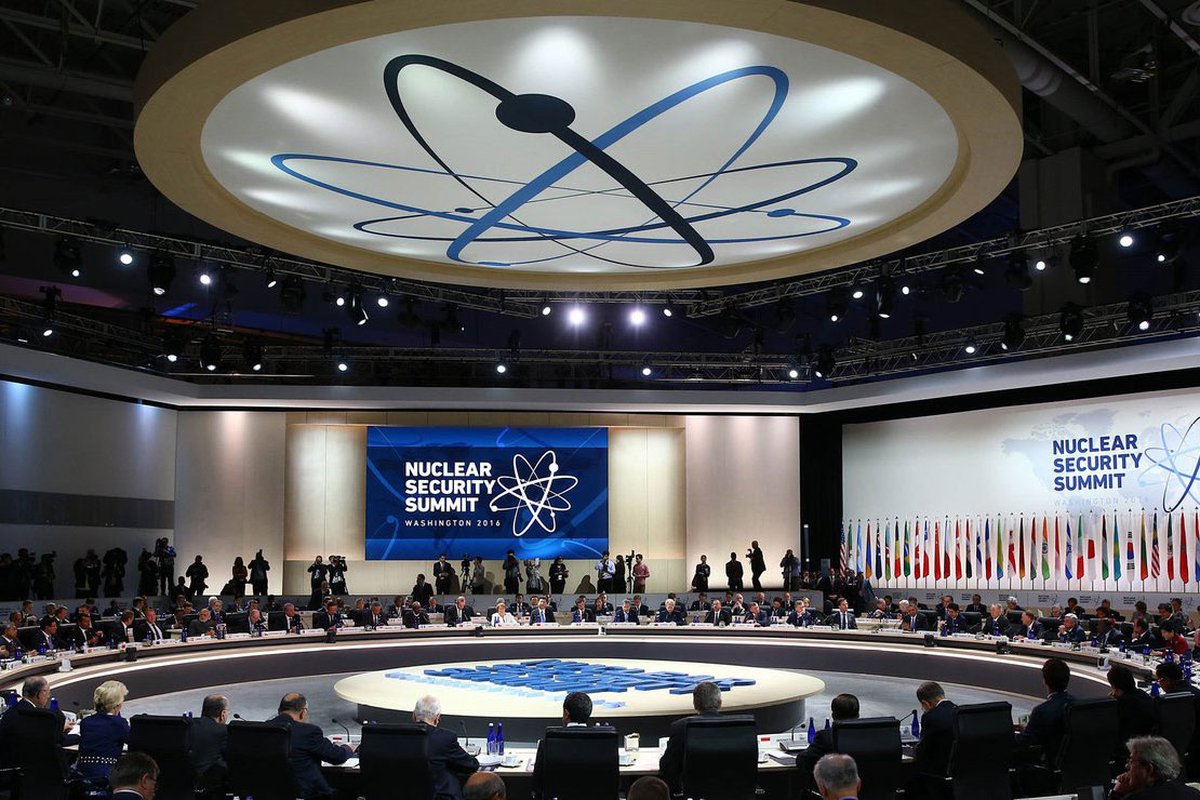 The 2016 Nuclear Security Summit provided a forum for leaders to engage with each other and reinforce a commitment at the highest levels to securing nuclear materials. Attendees included President Barack Obama and Secretary John Kerry.